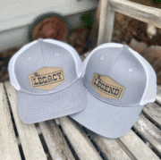Custom Trucker Hats with Leather Patch - Image 6