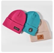 Beanies Hats with PVC Patch - Image 5