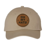 Leather Patch Baseball Hats