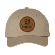 Leather Patch Baseball Hats