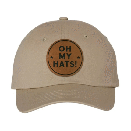 Leather Patch Baseball Hats