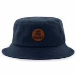 Custom Bucket Hats with Leather Patch