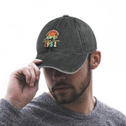 Printing Logo Vintage Dad Hats - Image 3