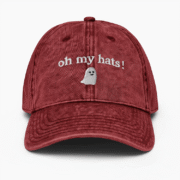 Embroidered Logo Vintage Dad Hats