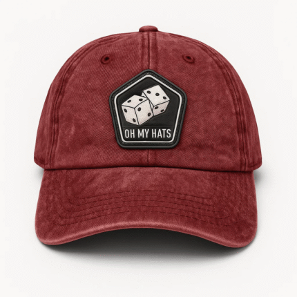 Vintage Dad Hats with PVC Patch