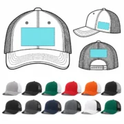 Custom Patch Hats Design Areas and Colors